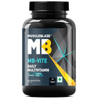 MuscleBlaze MB-Vite Daily Multivitamin (60 Tablets) | 51 Ingredients for Energy, Immunity & Performance | GP Fitness