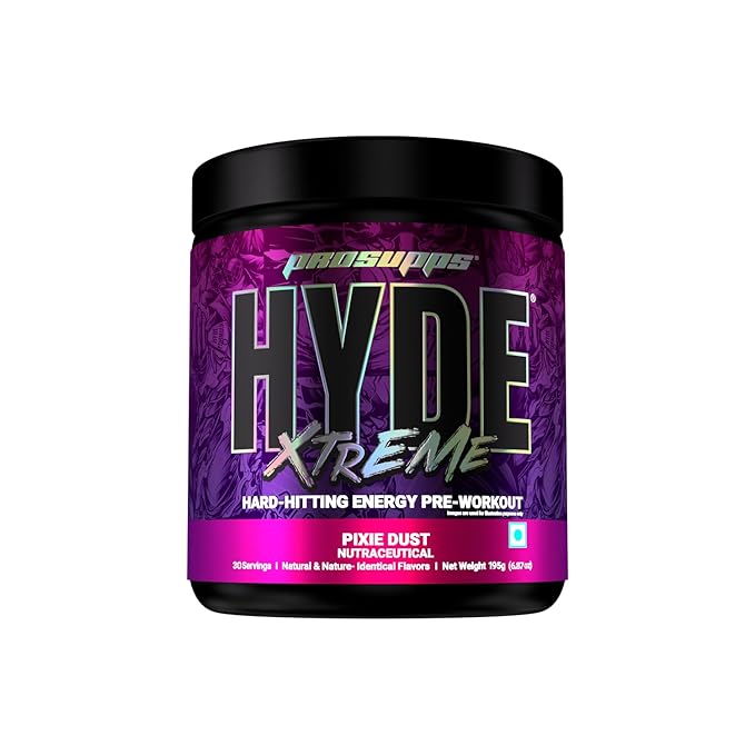 ProSupps Hyde Xtreme Pre-Workout | Hard-Hitting Energy & Focus Booster with Caffeine | GP Fitness