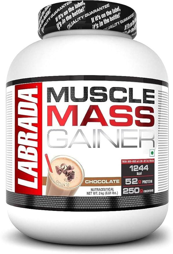 Labrada Muscle Mass Gainer Powder – 52g Protein Post-Workout for Weight & Muscle Gain