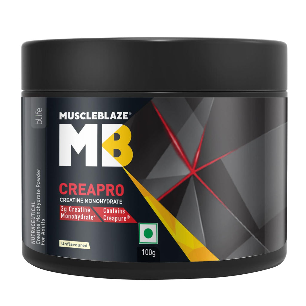 MuscleBlaze CreaPRO Creatine Monohydrate Powder with Creapure® | Strength, Power & Performance | GP Fitness