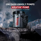 MuscleBlaze Pre Workout WrathX PUMP (30 Servings) | Nitrosigine & L-Citrulline for Pump, Energy & Performance | GP Fitness