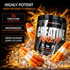 Black Beast Creatine Monohydrate (3000mg, 83 Servings) | Ultra Micronized for Strength & Performance | GP Fitness