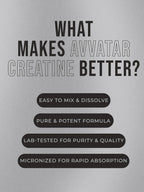 Avvatar Micronized Creatine Monohydrate Powder (100g, 33 Servings) | Strength & Performance Booster | GP Fitness