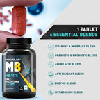 MuscleBlaze MB-Vite Daily Multivitamin (60 Tablets) | 51 Ingredients for Energy, Immunity & Performance | GP Fitness