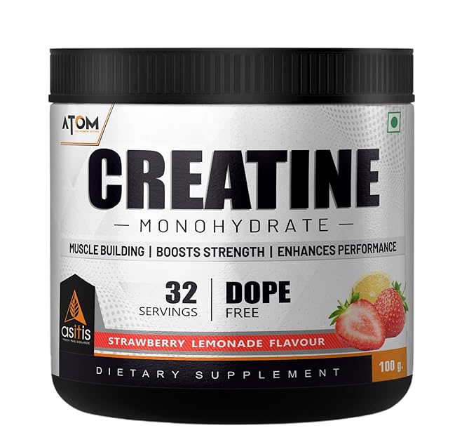 AS-IT-IS ATOM Creatine Monohydrate | Dope-Free Formula for Strength & Performance | GP Fitness