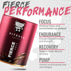 Pitbull Fierce Pre-Workout with Creatine Nitrate – Instant Pump, Focus & Energy | GP Fitness