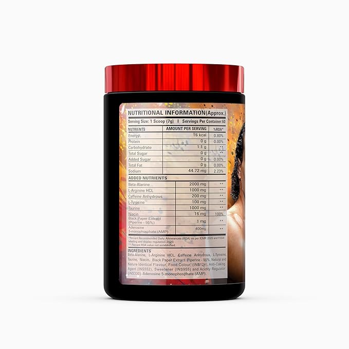 Ring Man Pre-Workout by The Great Khali | Intense Energy & Laser Focus | GP Fitness