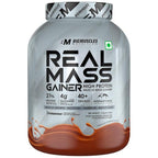 BigMuscles Nutrition Real Mass Gainer Rich Chocolate – Lean Whey Protein for Muscle & Weight Gain
