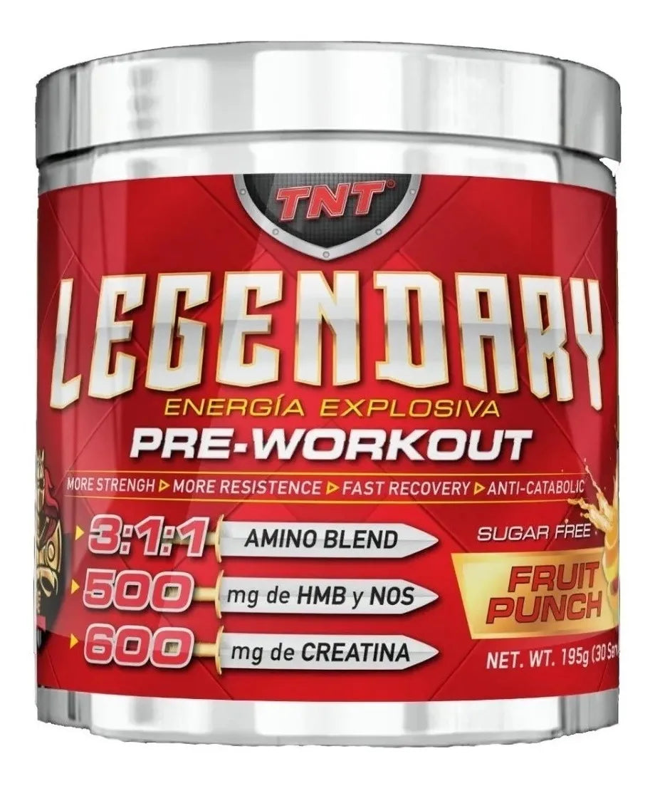 TNT Legendary Pre-Workout | Energy, Focus & Endurance Booster | GP Fitness
