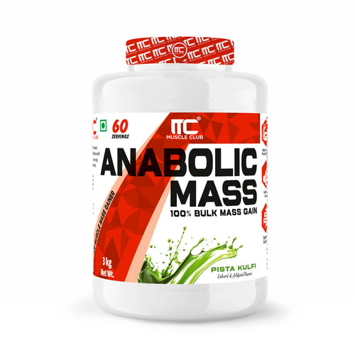Muscle Club Anabolic Mass Gainer | High-Calorie Weight Gainer with Protein, Creatine & L-Glutamine