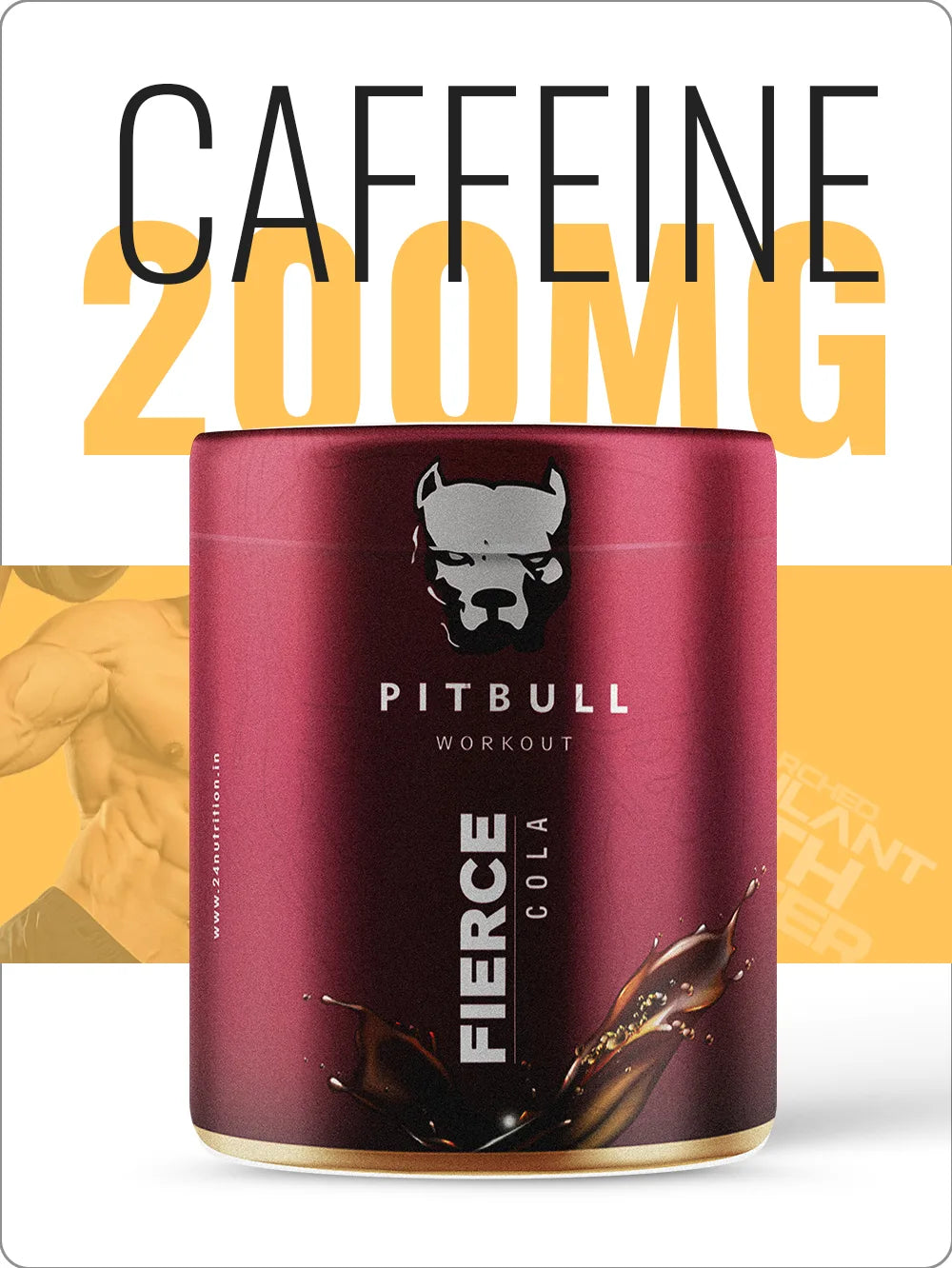 Pitbull Fierce Pre-Workout with Creatine Nitrate – Instant Pump, Focus & Energy | GP Fitness